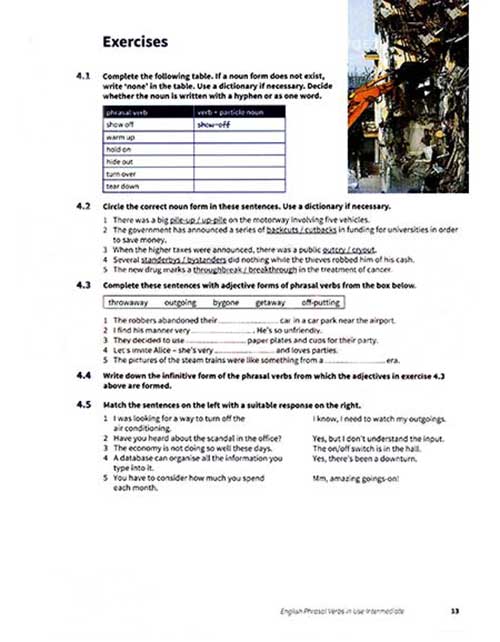 کتاب فریزال وربز این یوزسطح متوسطه Phrasal Verbs In use Intermediate - تصویر 5