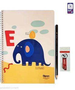 دفتر زبان و لوازم تحریر طرح Elephant
