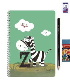 دفتر زبان و لوازم تحریر طرح Zebra